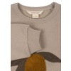 Sweater met limoen - Lou terry sweat shirt oxford tan